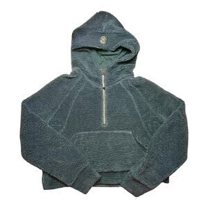 Lululemon Scuba Oversized Half-Zip Fleece Hoodie Dark Forest Size M/L